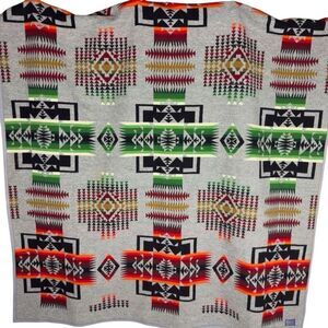 Pendleton Rare Vintage 100% Wool Aztec Blanket - Full/Queen